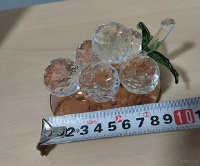 Swarovski crystal - dekorace soška hroznové víno - 6