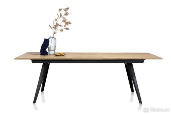 Rozkládací jídelní stůl - City 190 cm, přírodní dub - 6
