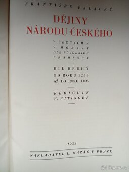 Palacký Dějiny národu českého v Čechách a v Moravě - 6