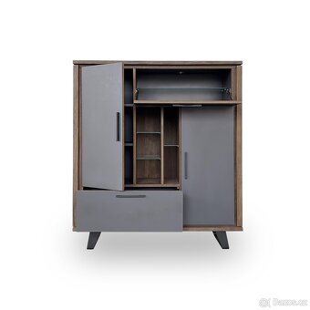 Dřevěná komoda/skříň - CUBO 140 cm - 6