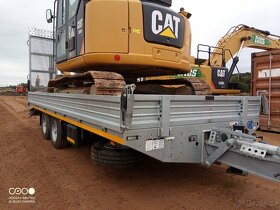 Nákladní přívěs na Bagr CAT BOBCAT kompresor vrtná souprava - 6