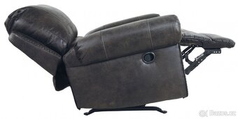 Luxusní sedací souprava s houpacím křeslem - 6