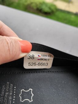 Kožené baleríny Baťa- vel. 38 - úplně nové s cedulkou - 6