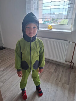 Podzimní handmade softshell souprava Šijeme srdcem 98/104 - 6