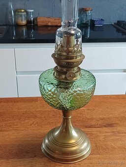 ART DECO STAROŽITNÁ PETROLEJKA BOINSOT PARIS KOLEM 1920 - 6