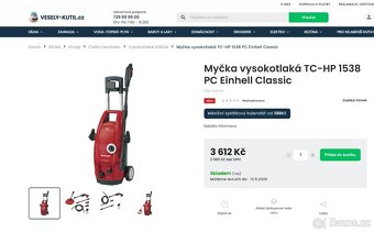 Nová wapka vysokotlaká myčka Einhell TC-HP 1538 PC - 6