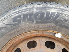 Pneu 195/65 R15 zimní  -  Pochází z Ford Focus - 6