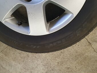 Originální kompletní kola Škoda 5x112 r15 pneu 195/65 r15 - 6