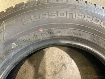 2ks Nokian 225/75R16C Seasonproof C1 121/120R temer Nove - 6