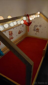 Domečková postel s šuplíkem Elis Desing, 90x180, masiv - 6