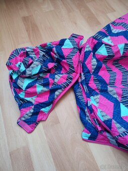 Dívčí zimní bunda vel. 134/140 + rukavice - 6