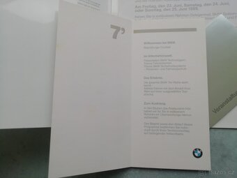 BMW E32 - osobní pozvánka na prezentaci vozidla - 6