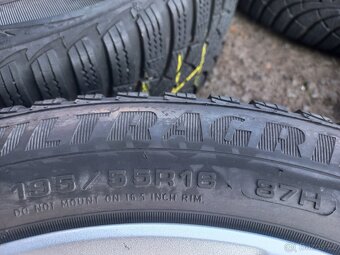 Prodám sadu Orig ALU kol Opel 195/55R16 zimní - 6