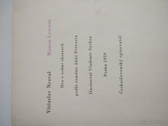 Manon Lescaut, Vítězslav Nezval - 6