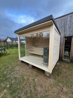 Venkovní sauna - firma SAUNFIT - 6