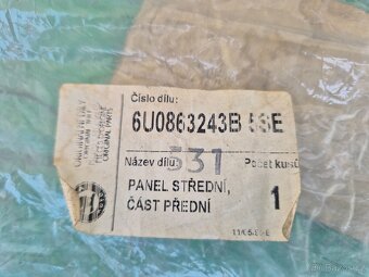 přední část středového panelu Škoda Felicia po FL od 1998 6U - 6