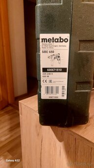 Příklepová vrtačka Metabo SBE 650 - 6