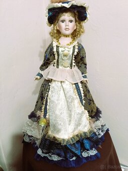 NEPOUŽÍVANÁ PORCELÁNOVÁ PANENKA, 68 CM - 6