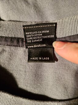 Pánské triko Diesel M,dlouhý rukáv - 6