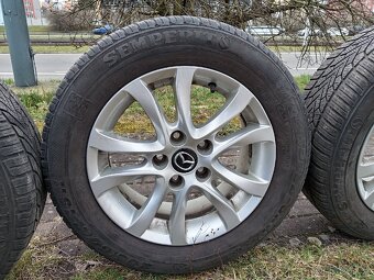 Originál ALU kola Mazda R16 + pneu - 6