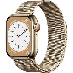 Prodám Apple Watch series 8 45mm celular (e-sim) zlatý - 6