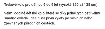 Dětské kolo vel.20 - 6