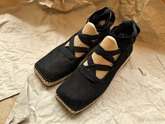 BOHO Espadrilky na platformě, šněrovací 41 - 6