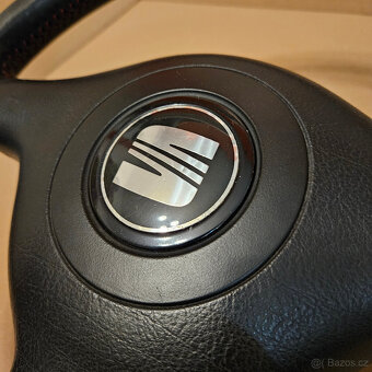 VW Golf Passat tříramínko kůže volant + airbag - 6