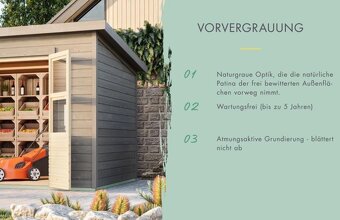 Zahradní domek Karibu Merseburg 6 342x244 cm - 6