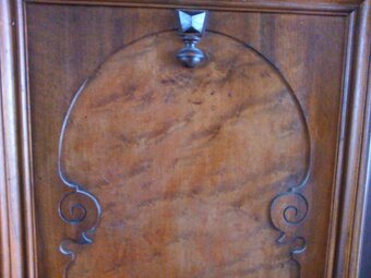 Starožitná dvoukřídlá skříň – barokní styl, masivní dřevo - 6