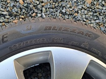 Zimní kola komplet ALU 5x112 R16 s pneu 205/55/16 - sada - 6