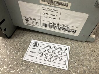 Autorádio Škoda Stream MP3 - 6