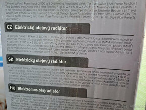 Olejové radiátory Sencor SOH 3213WH - 2 kusy - 6