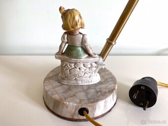Stará figurální lampa, Německo - 6