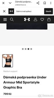 Under Armour dámská sportovní podprsenka vel. S - 6