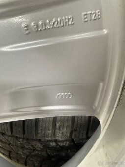 Alu kola Audi q7 5x112 r20 8jX18 et28 zimní pneu - 6