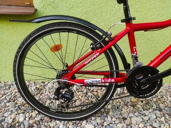 Značkové dětské kolo CORE NIPPER 24" (červená/bílá) - 6