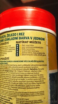 Barva antirezin  akvametal modrá a žlutá - 6