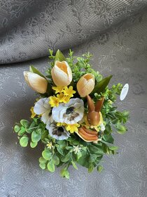 jarni dekorace se zajicem macesky - 6