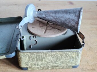 Starožitný dětský gramofon GBN Bing, 1930-40, Pingmyphone - 6