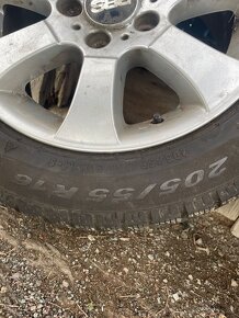 alu BMW + 205/55/16 zimni - 6