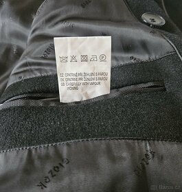 Černý pánský kabát značky Blažek - 6