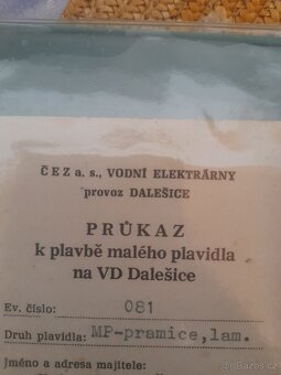 Laminátová loď 5m i s doklady registrace. - 6