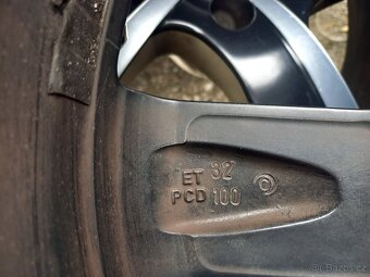 Alu kola 5x100 R 18 škoda audi - 6