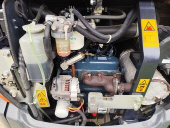Minibagr Kubota KX016-4, rok 2017, 1950mth, roztah. pásy - 6