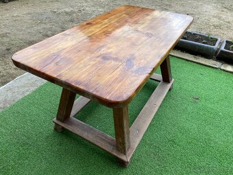 Masivní stůl borovice - 6