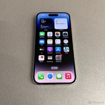 iPhone 14 Pro 256GB silver, jako nový, 12 měsíců záruka - 6