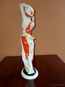 Rarita Porcelánová Tanečnice z.n. ROSENTHAL- ART-DECO 22cm T - 6