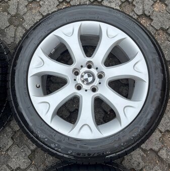 ALU KOLA R19 5X120, ORIGINÁL BMW X5 / X6, ZIMNÍ PNEU 7MM - 6