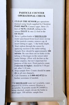 CHEMTRAC Particle Counter PC2400 - 6